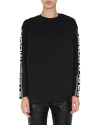 Stella McCartney - Round Neck Long Sleeve T-Shirt - Lyst