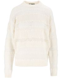 Fabiana Filippi - Mohair Micro-Sequined Cropped Knit Sweater - Lyst