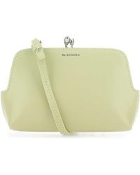 Jil Sander - Pastel Leather Micro Goji Crossbody Bag - Lyst