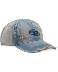 DIESEL - C-Enic Distressed Baseball Cap - Lyst