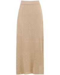 Akep - Faldas de e beige - Lyst