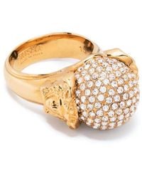 Versace - Verzierter Ring Medusa - Lyst