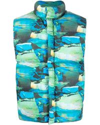 ERL - Chaleco acolchado con estampado - Lyst