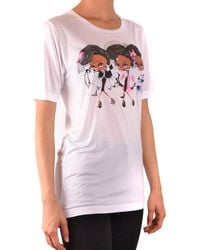 DSquared² - T-shirt Korte Mouwen Wit - Lyst