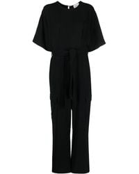 P.A.R.O.S.H. - Wide-Leg Cargo Jumpsuit - Lyst