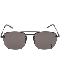Saint Laurent - Sonnenbrille SL 309 M 001 schwarz schwarz /15 /145 - Lyst