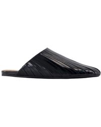 Marni - Sabot Sandalen Leer Zwart - Lyst