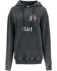 Alessandra Rich - Let's Kiss Hoodie - Lyst