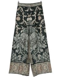 Pierre Louis Mascia - Printed Silk Trousers - Lyst