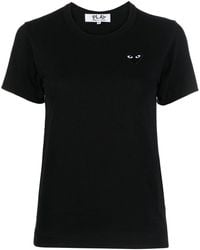 COMME DES GARÇONS PLAY - Heart Cotton T-Shirt - Lyst