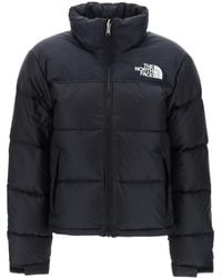 The North Face - Piumino Cropped Nuptse In Nylon Ripstop - Lyst