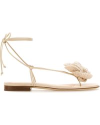 Magda Butrym - Flat Sandal Roses Crochet - Lyst