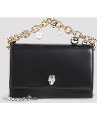 McQueen - Small Skull Clutch - Lyst