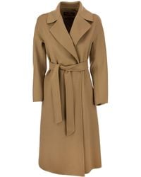Max Mara - Max Mara Studio Cles Wool, Cashmere And Silk Coat - Lyst