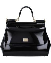 Dolce & Gabbana - Bolsos de Dolce y Gabbana Sicily Women Paint Black - Lyst