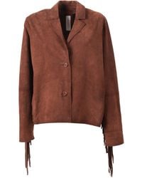 Bully - Giacca Donna�Capra�Camoscio�Pelle� - Lyst