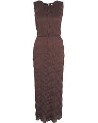 STAUD - Mizu Pleated Dress - Lyst