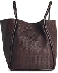 Dragon Diffusion - 'ana' Dark Brown Lear Bag - Lyst