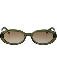 Longchamp - Transparent Acetate Sunglasses - Lyst