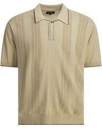Beams Plus - Cotton Textured Knit Button-Down Polo Shirt - Lyst