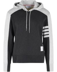 Thom Browne - 'Colorblock 4 Bar' Cotton Sweatshirt - Lyst