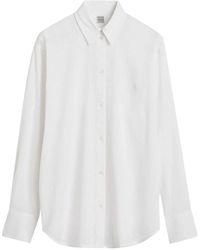 TOTEME - Linen And Cotton Blend Shirt - Lyst