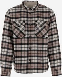 Woolrich - Wool Blend Shirt With Check Pattern - Lyst