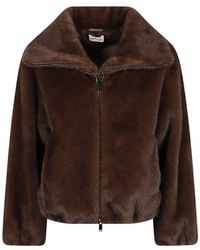 P.A.R.O.S.H. - Faux Fur Jacket By - Lyst