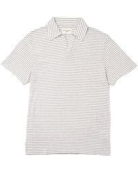 Officine Generale - T Shirts En Polos Grijs - Lyst