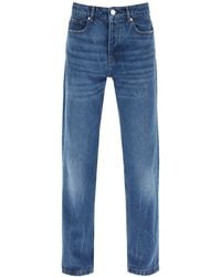 Ami Paris - Loose Jeans With Straight Cut - Lyst