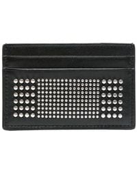 McQueen - Studded Leather Card Case - Lyst