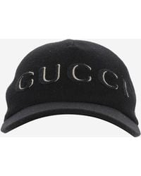 Gucci - Wool Baseball Hat With Logo - Lyst