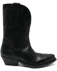 Golden Goose - Smooth Grain Leather Ankle Boots - Lyst