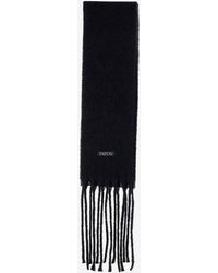 Patou - Wool Blend Long Fringe Scarf - Lyst