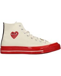 Comme des Garçons - Sneakers Converse Uomo Tessuto/Rosso - Lyst