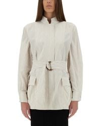 Fendi - Cotton And Silk Blouson - Lyst
