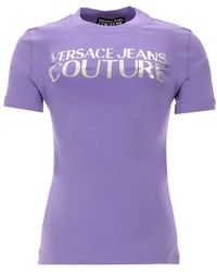 Versace Jeans Couture - T Shirt Con Logo - Lyst