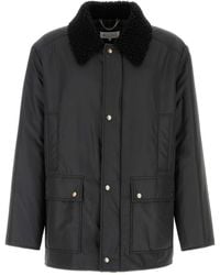 Maison Margiela - Graphite Polyester Padded Jacket - Lyst