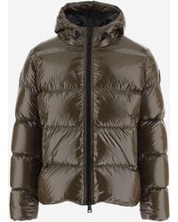 Herno - Gewatteerd Nylon Donsjack Met Capuchon - Lyst