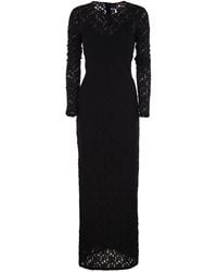 Max Mara - Max Mara Studio Sarta Tight Fitting Cloqué Lace Dress - Lyst