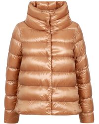 Herno - Abrigos Camel - Lyst