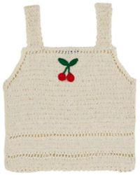 Emile Et Ida - Top Crochet Con Ciliegie - Lyst