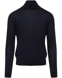 Saint Laurent - Pull En Laine Et C Mere - Lyst