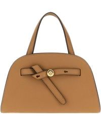 Tory Burch - Biscuit Leather Mini Romy Handbag (24 Cm) - Lyst