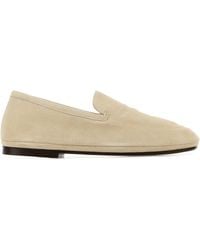 Lemaire - Sand Suede Loafers - Lyst
