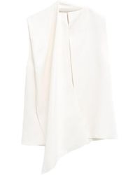 KHAITE - Loe Gedrapeerde Top - Lyst
