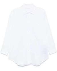 Palm Angels - Loses Hemd mit Monogramm-Stickerei von - Lyst