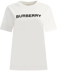 Burberry - Camiseta con logo estampado - Lyst