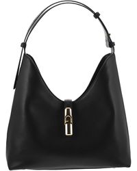 Furla - Deconstructed Leather Hobo Shoulder Bag - Lyst
