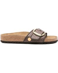 Birkenstock - Madrid Big Buckle Carafe, Raffia - Lyst